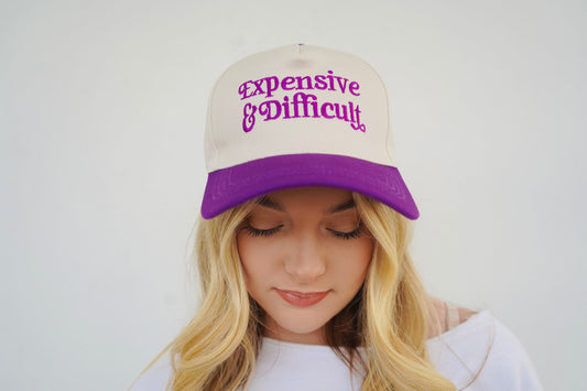 Expensive & Difficult Purple Hat